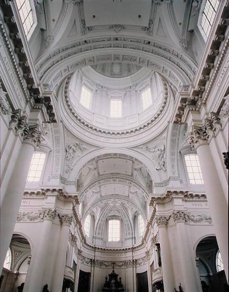 Interior view of the dome à Gaetano Pizzoni