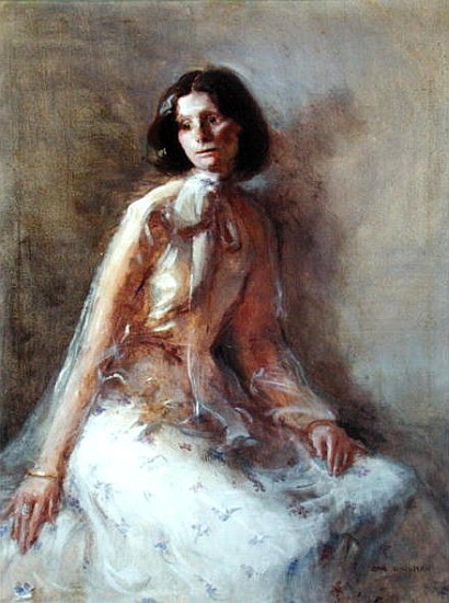 Portrait of Pam (oil on canvas)  à Gail  Schulman