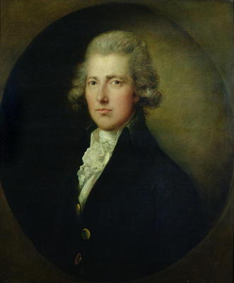 Portrait of William Pitt the Younger (1759-1806) (oil on canvas) à Gainsborough Dupont