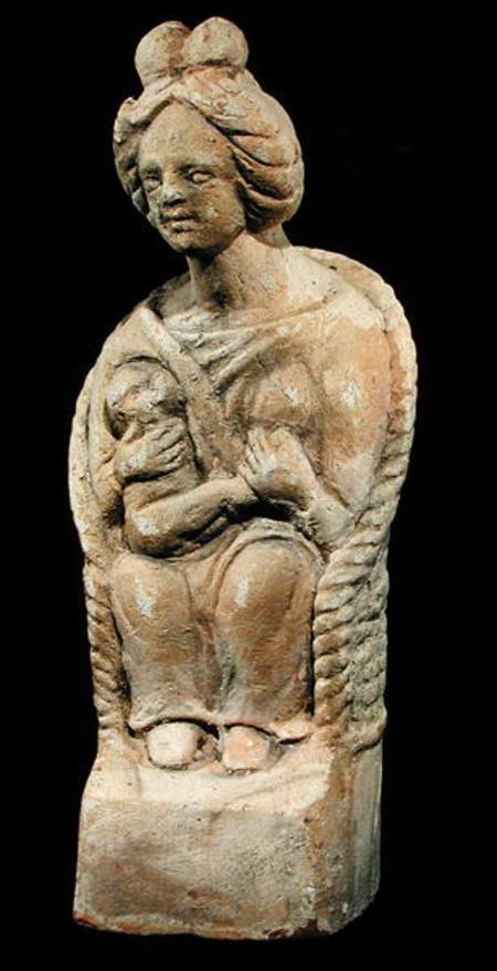 Mother goddess, from Macon, Burgundy à Gallo-Roman