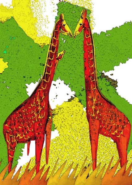 Girafes 2 Version  2 à Ganssi