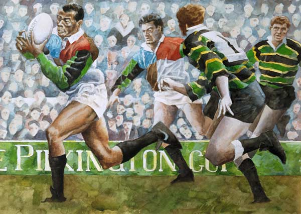 Rugby Match: Harlequins v Northampton, 1992 (w/c)  à Gareth Lloyd  Ball