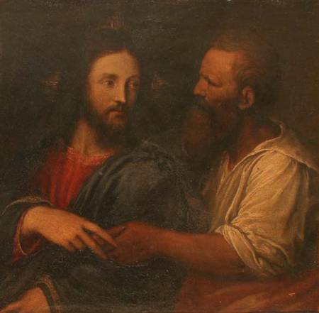 Christ with the Tribute Money (panel) à Garofalo