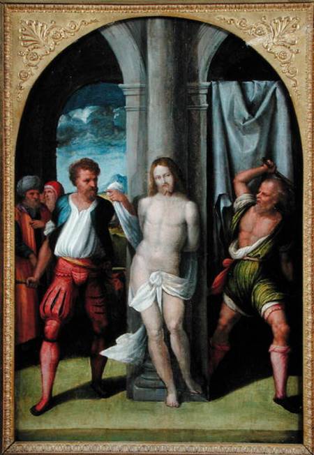 The Flagellation of Christ à Garofalo