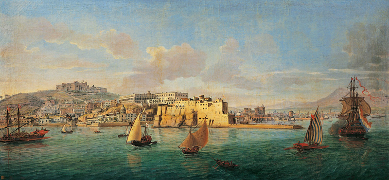 View of Naples à Gaspar Adriaens van Wittel