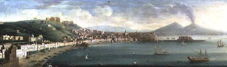 View of Naples from the west à Gaspar Butler