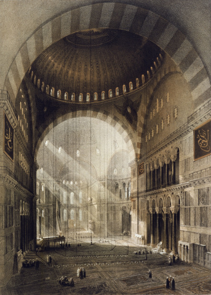 Constantinople , Hagia Sophia à Gaspard Fossati
