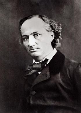 Charles Baudelaire (1821-67) (b/w photo) 