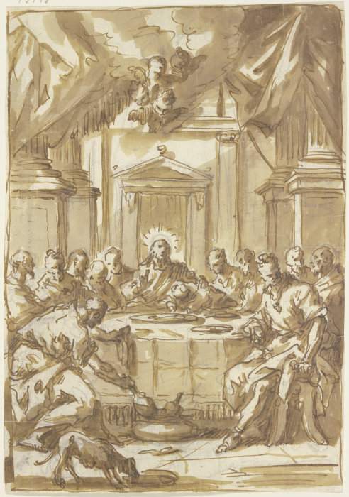 The Last Supper à Gaspare Diziani