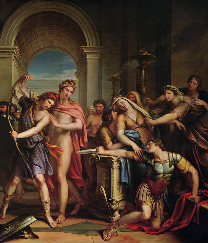 The Death of Achilles à Gavin Hamilton