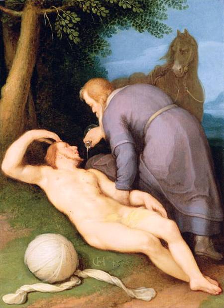 The Good Samaritan à (dit van Haarlem) Cornelisz Cornelis