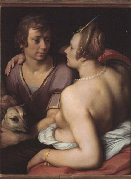 Venus and Adonis à (dit van Haarlem) Cornelisz Cornelis