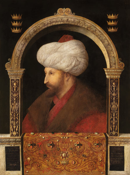 The Sultan Mehmet II (1432-81) à Gentile Bellini