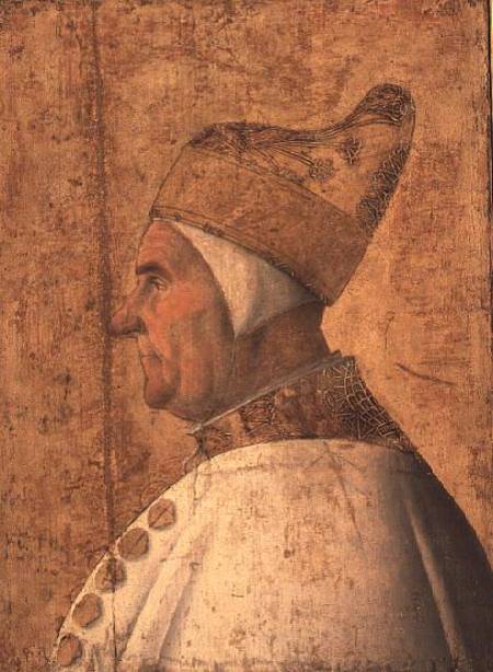 Portrait of Giovanni Mocenigo (1478-85) Doge of Venice à Gentile Bellini