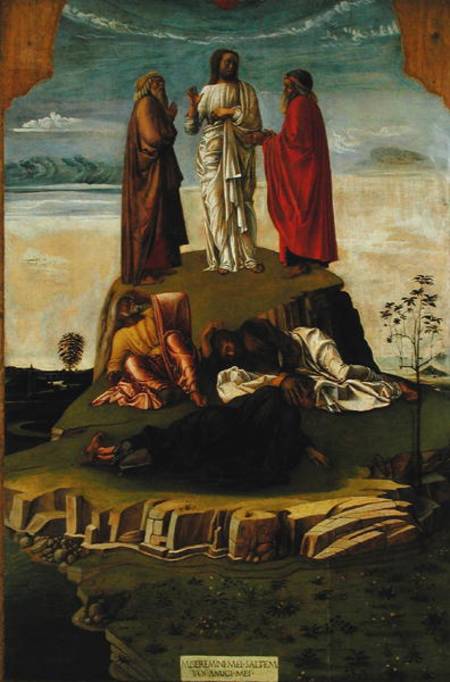 Transfiguration of Christ on Mount Tabor à Gentile Bellini