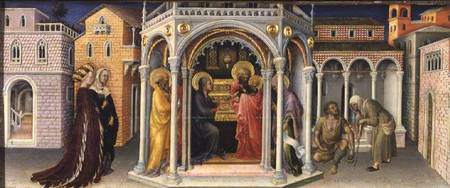 The Presentation in the Temple, from the Altarpiece of the Adoration of the Magi à Gentile da Fabriano