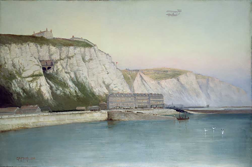 The first non-stop double crossing of the English Channel by plane, 2nd June 1910 à Geoffrey Watson
