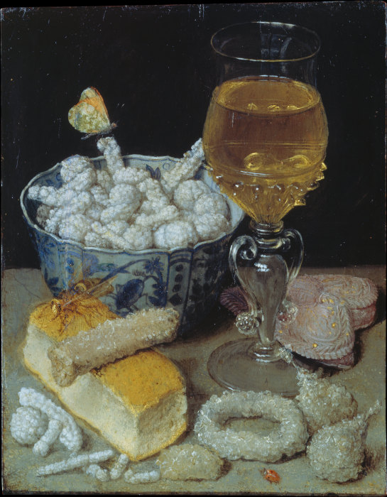 Still Life with Bread and Sweetmeats à Georg Flegel