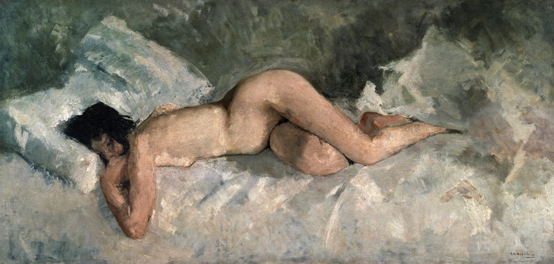 Reclining nude à Georg Hendrik Breitner