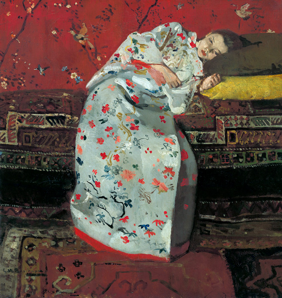 Girl in a White Kimono à Georg Hendrik Breitner
