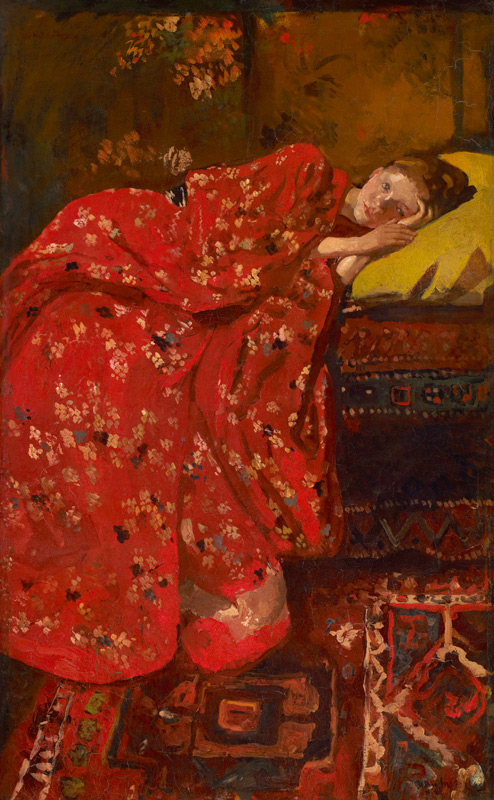 Le kimono rouge à Georg Hendrik Breitner