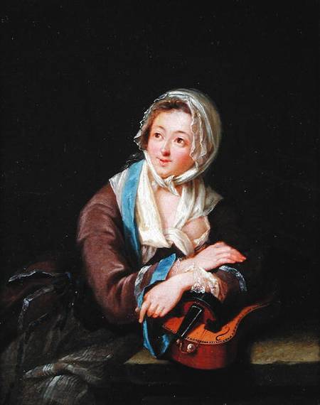 Lady with a Musical Instrument à Georg Melchior Kraus
