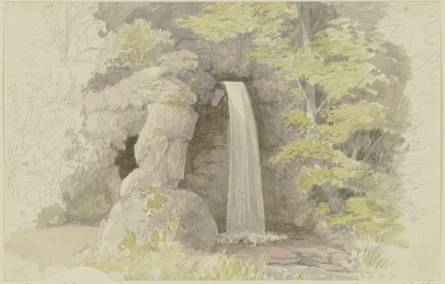 Wasserfall im Stern zu Weimar à Georg Melchior Kraus