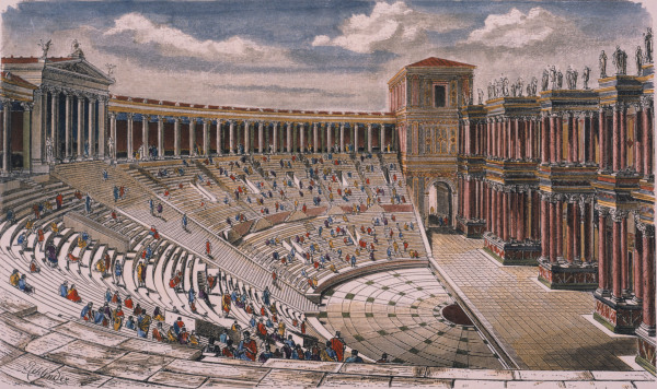 Rome , Pompeii Theatre à Georg Rehlender