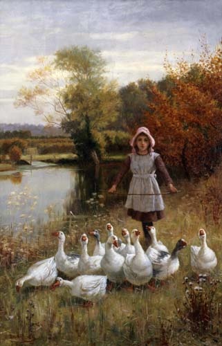 The Goose Girl à George A. Elcock