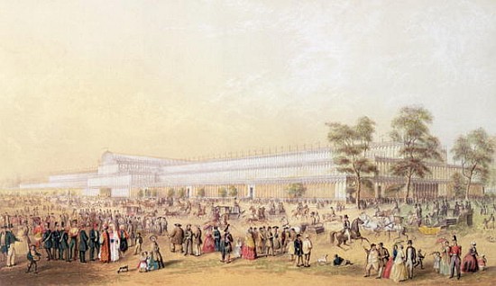 View of the Crystal Palace à George Baxter