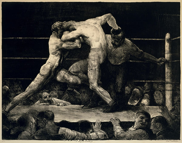 A Stag at Sharkey's à George Bellows