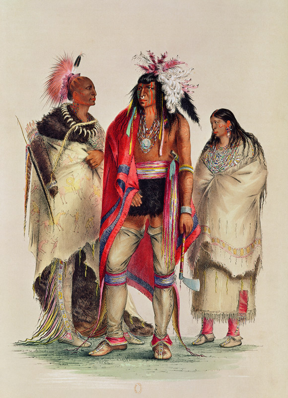 North American Indians, c.1832 à George Catlin