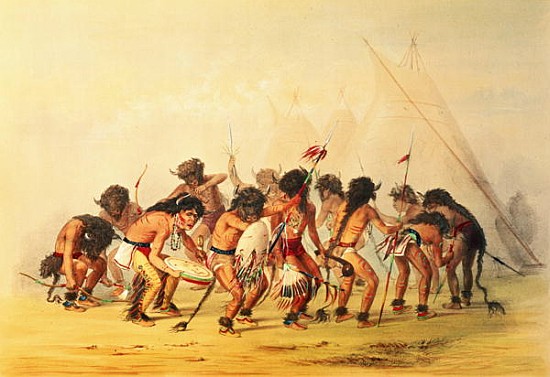 Buffalo Dance, c.1832 à George Catlin