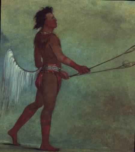 Drinks the Juice in Ball Player Dress à George Catlin