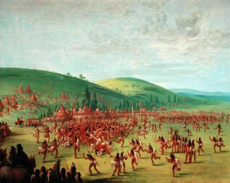 Indian Ball Game à George Catlin
