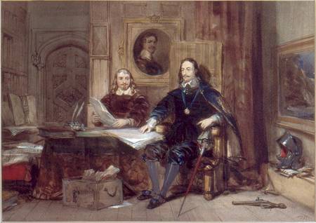 Charles I and his Secretary à George Cattermole
