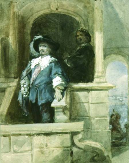Sir Thomas Wentworth (afterwards Earl of Strafford) and John Pym at Greenwich à George Cattermole