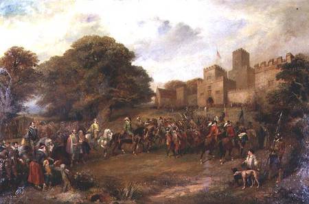 Visit of James I to Houghton Tower à George Cattermole