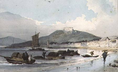 View of Macao, China à George Chinnery