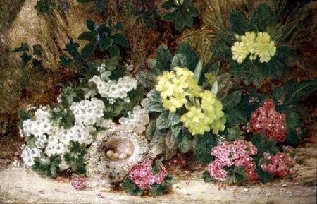 Still Life with Primroses à George Clare