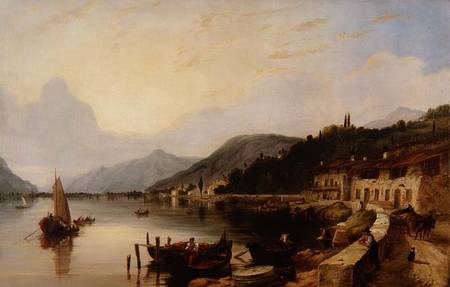 Lago d'Iseo, Italy à George Clarkson Stanfield
