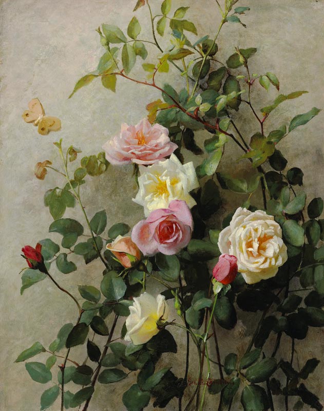 Roses on a Wall à George Cochran Lambdin