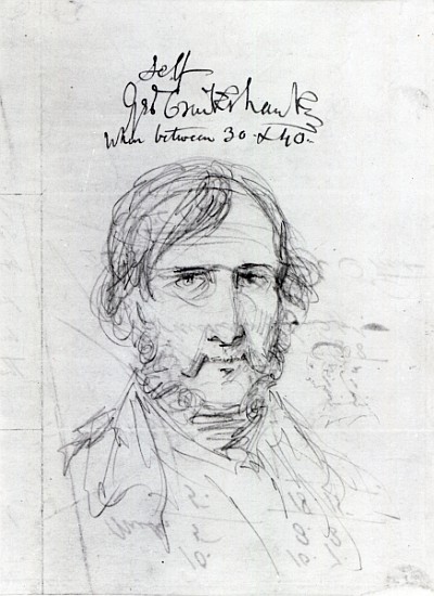 Self-portrait à George Cruikshank