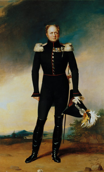 Tsar Alexandre 1er à George Dawe