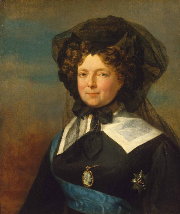 Portrait of Empress Maria Feodorovna (Sophie Dorothea of Württemberg) (1759-1828) à George Dawe
