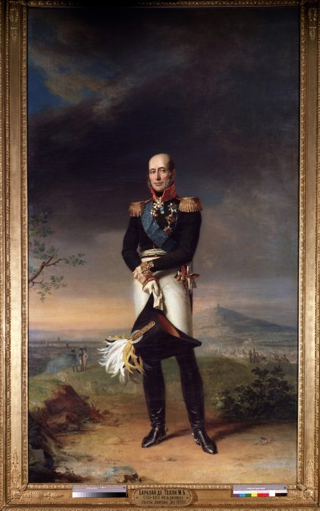 Portrait of Field marshal Count Mikhail Barklay-de-Tolli (1761-1818) à George Dawe