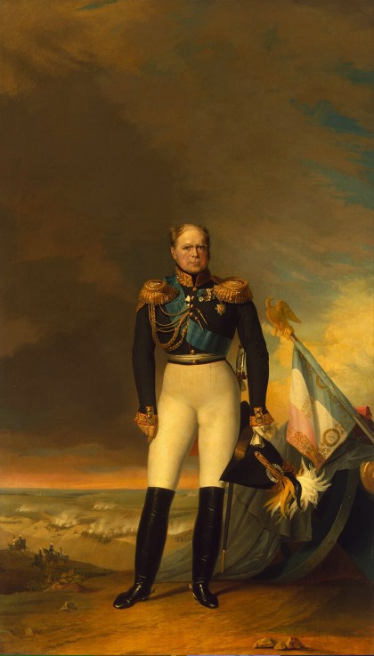 Portrait of Grand Duke Constantine Pavlovich of Russia (1779-1831) à George Dawe