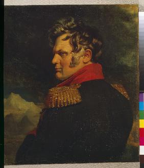 Portrait of the commander-in-chief of the Russian Army on the Caucasus Aleksey Yermolov (1777-1861)