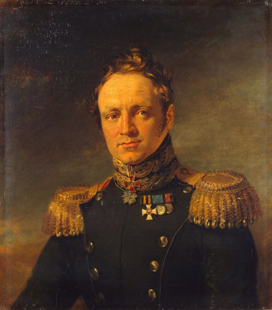 Portrait of Yevgeny Alexandrovich Golovin (1782-1858) à George Dawe