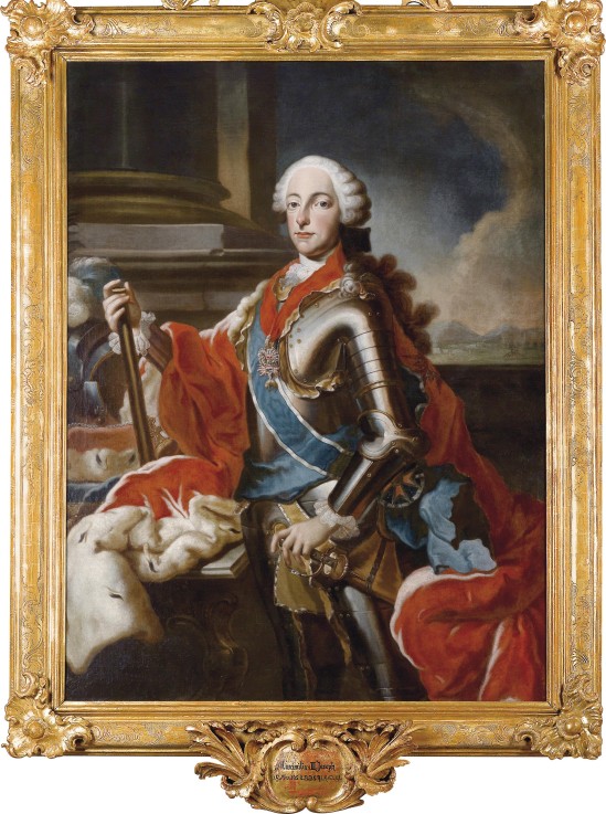 Portrait of Maximilian III Joseph (1727-1777), Elector of Bavaria à George Desmarées